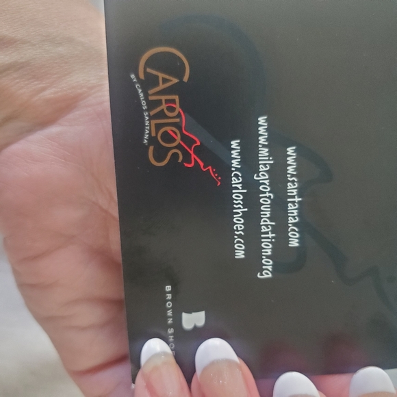 Carlos Santana White Black Metallic Zebra Heels - Picture 10 of 10